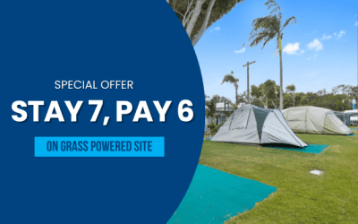 Stay 7, Pay 6 on Grass Powered Sites